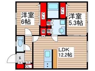 プレミール・ヴィラの物件間取画像